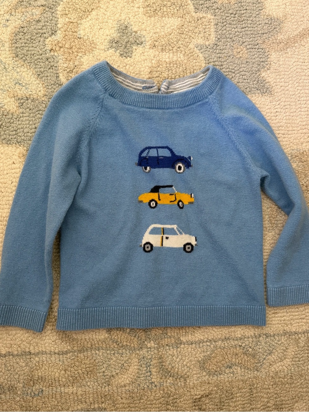 Jacadi Knit Car Sweater